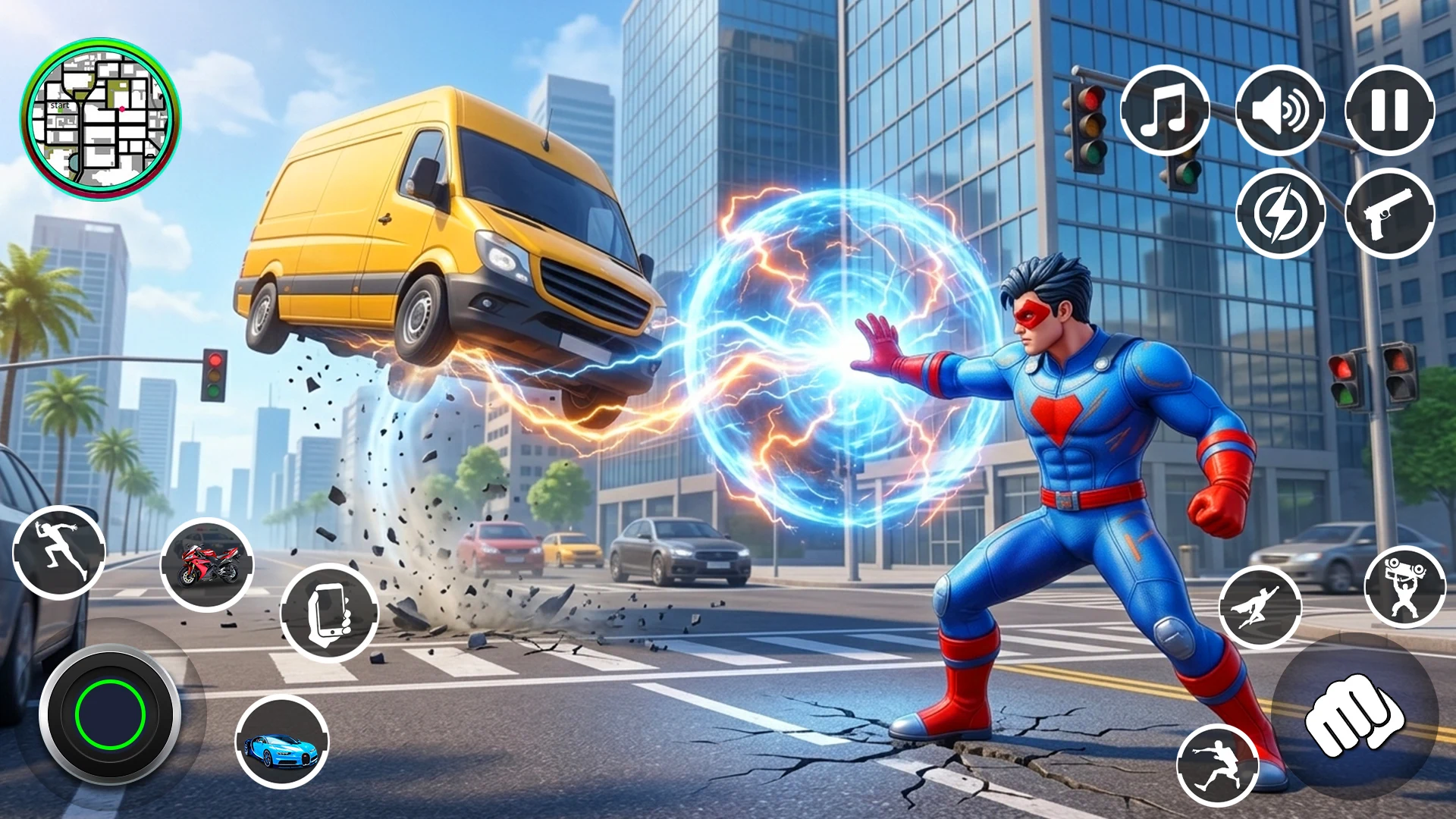Spider Ropehero Rescue Mission screenshot