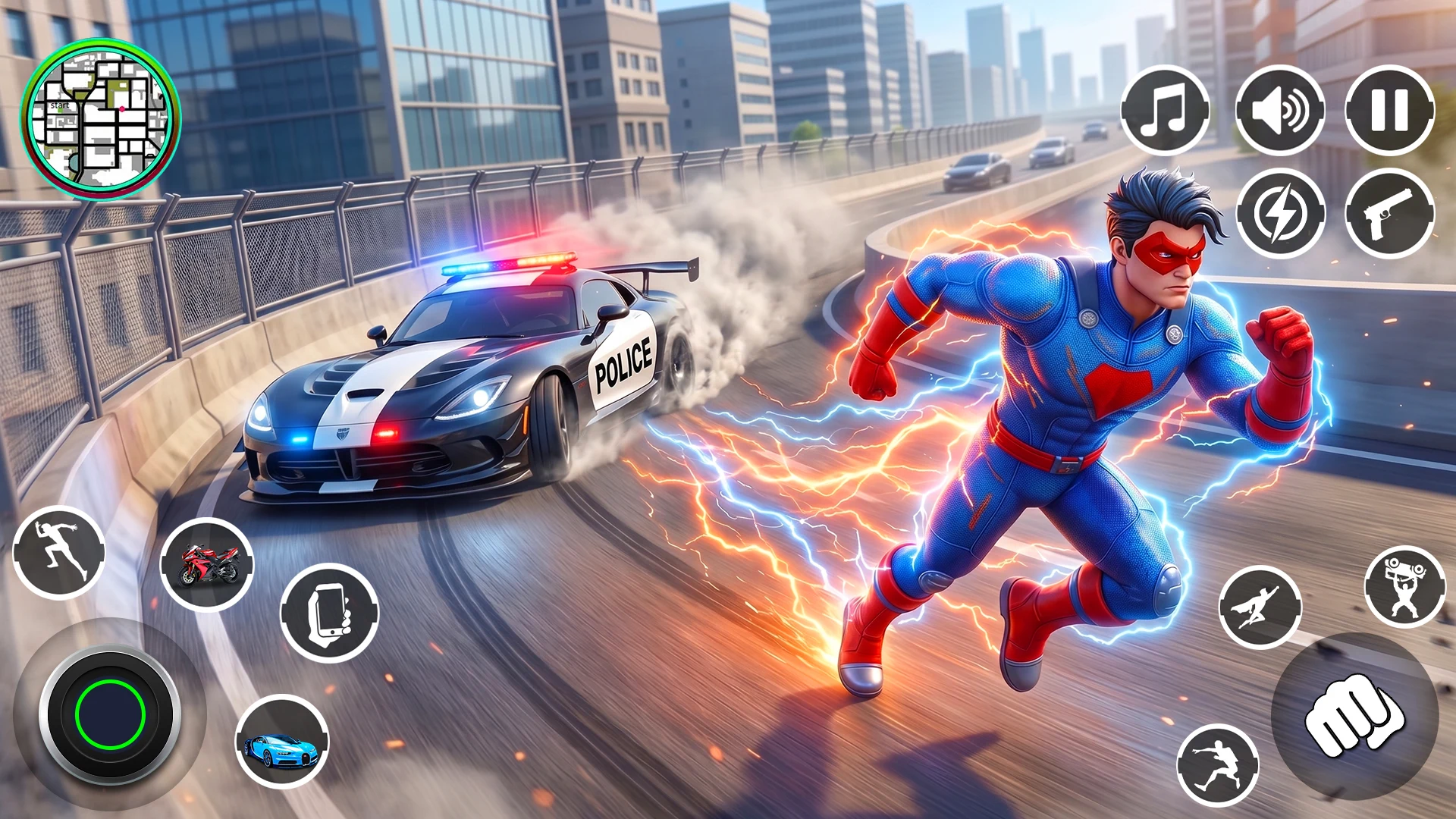 Spider Ropehero Rescue Mission screenshot