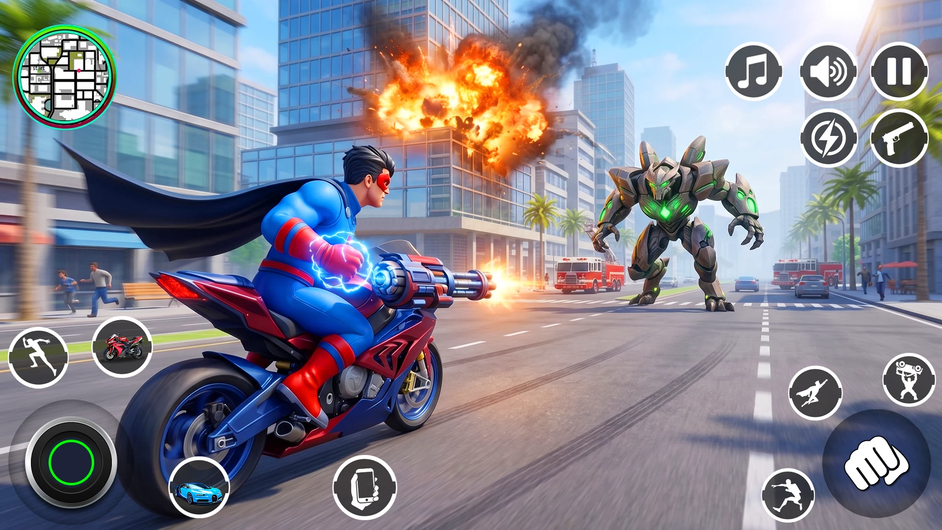 Spider Ropehero Rescue Mission screenshot