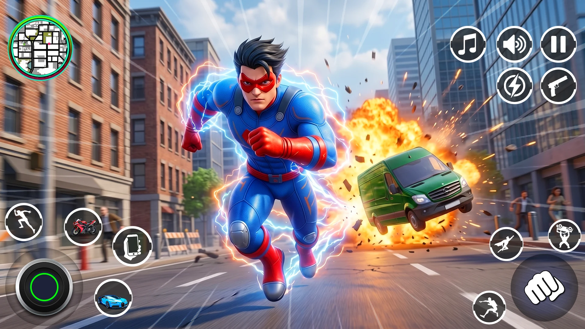 Spider Ropehero Rescue Mission screenshot
