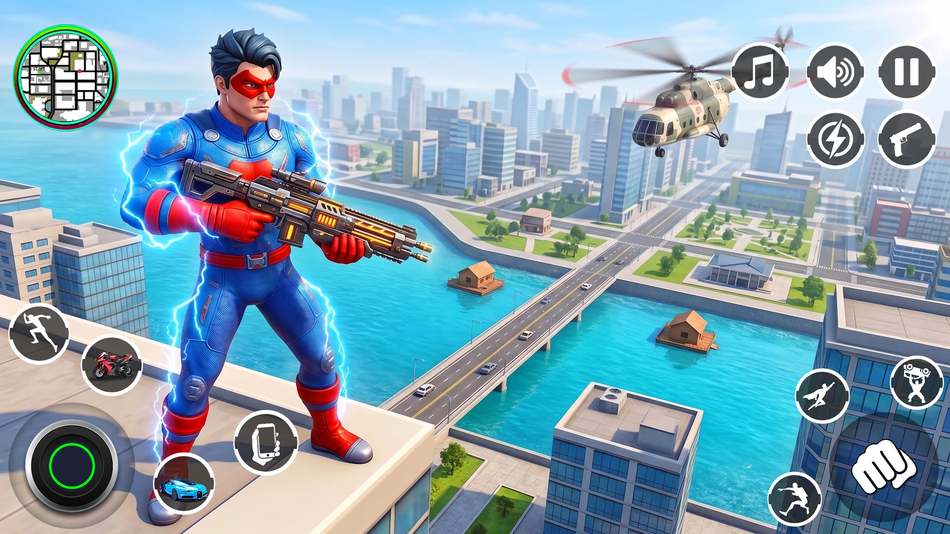 Spider Ropehero Rescue Mission screenshot