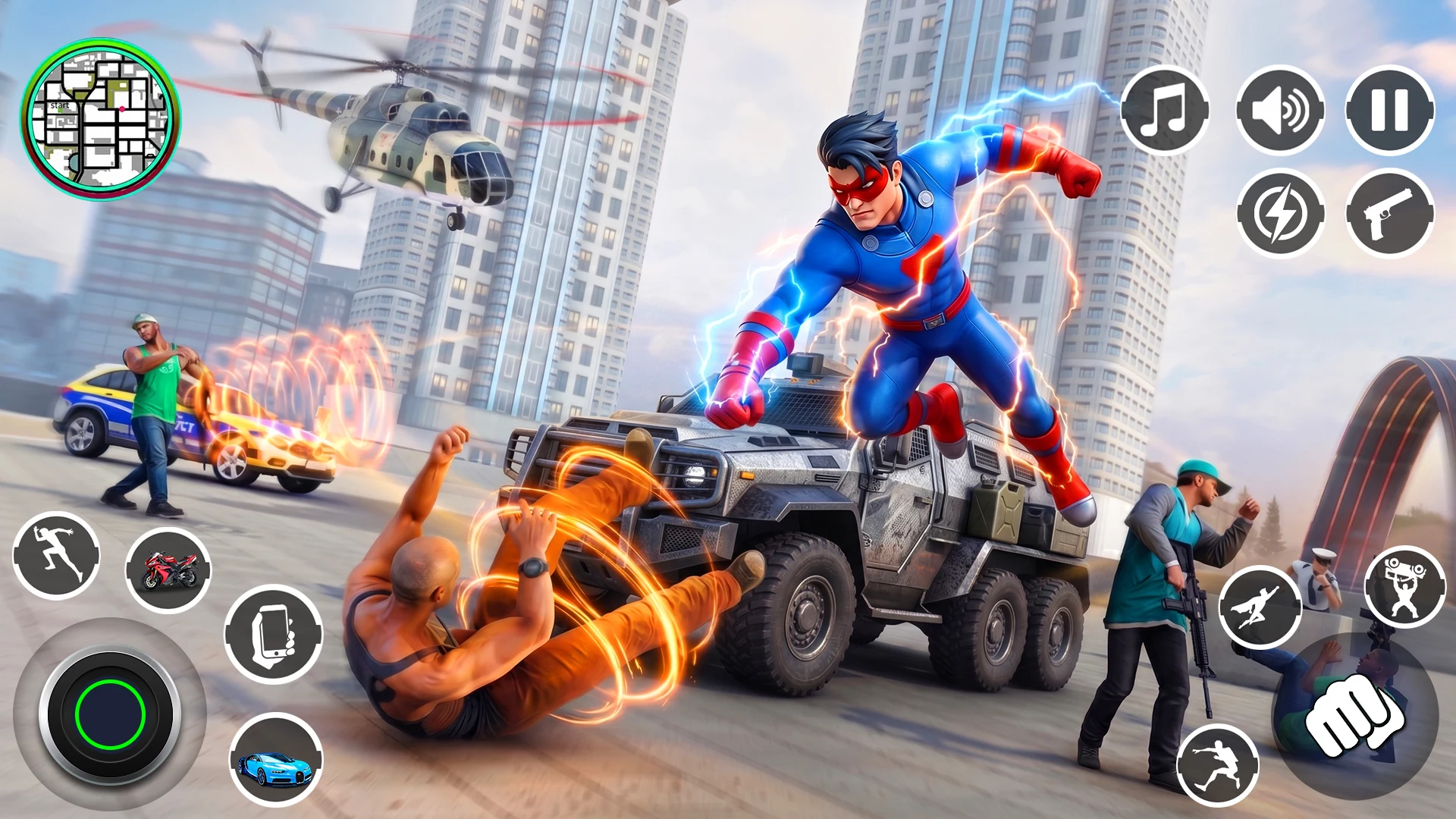 Spider Ropehero Rescue Mission screenshot